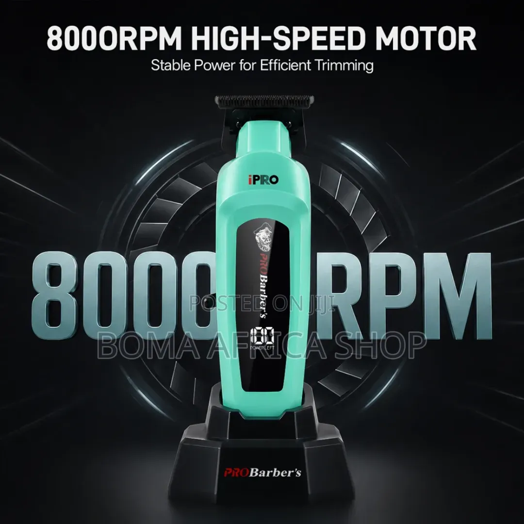 I Pro Professional Hair Trimmer 8000rpm- Adjustable Blade