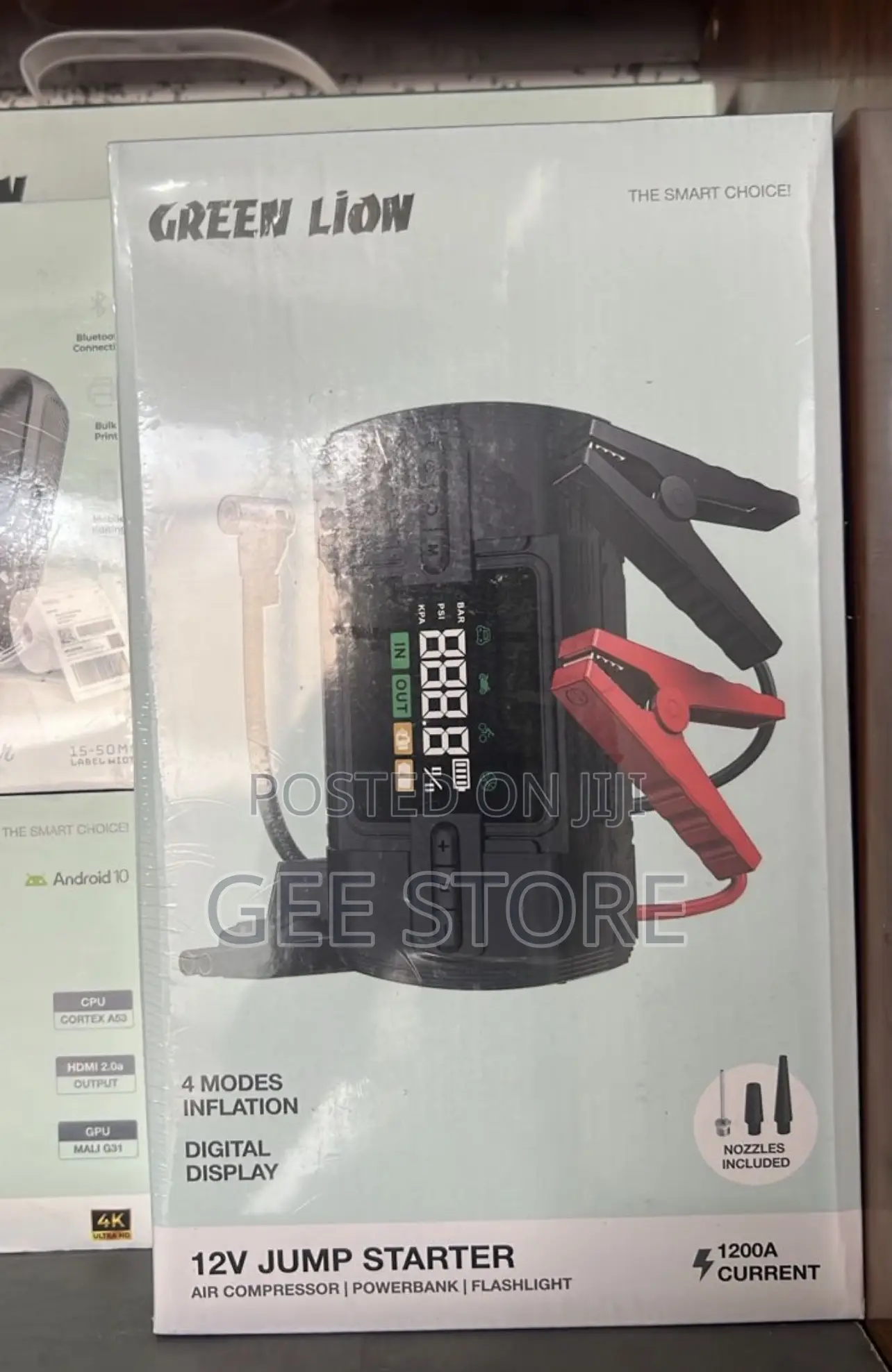 Greenlion 12v Jump Starter Aircompressio|Powerbank|Flashlight