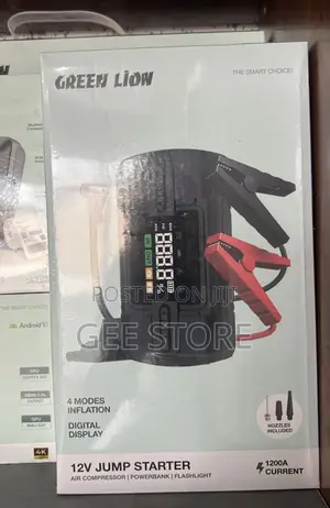 Greenlion 12v Jump Starter Aircompressio|Powerbank|Flashlight