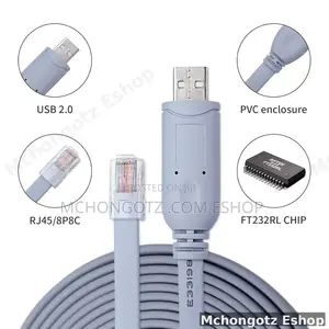 Usb to Rj45 Console Cable 3m | Network Configuration Cable