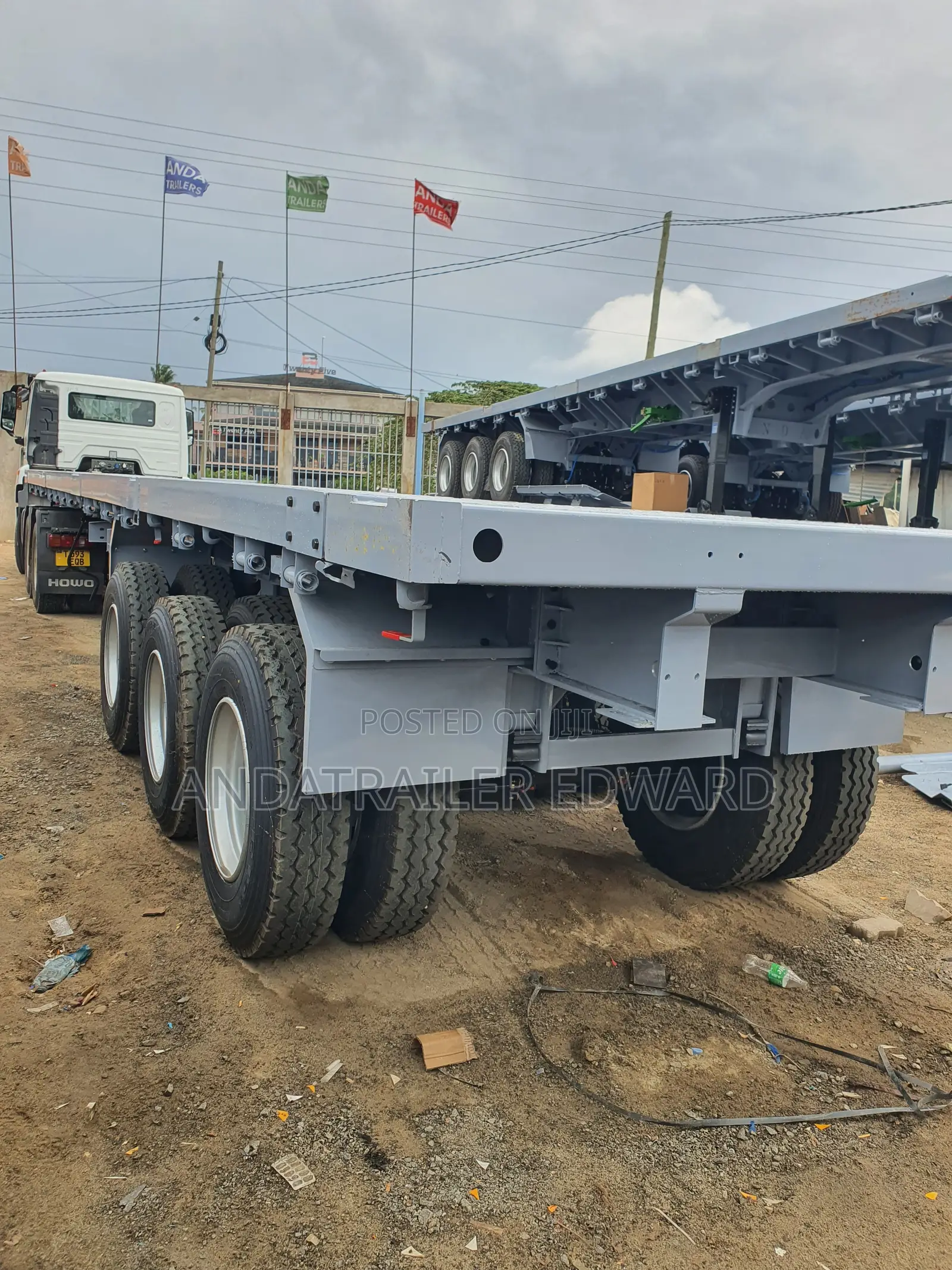Flatbed Trailers With Airbag Sunspension