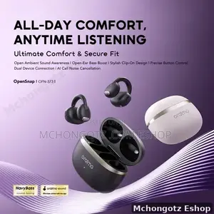 Oraimo Opensnap All-Day Comfort Open-Ear Wireless Earbuds Opn-373