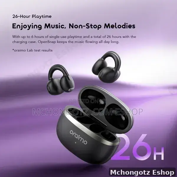 Oraimo Opensnap All-Day Comfort Open-Ear Wireless Earbuds Opn-373