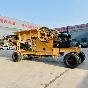 Jaw Crusher Plant Pe 400×600 100 Tons/Hour Conveyor, Excavator Feeder