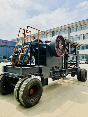 Jaw Crusher Plant Pe 400×600 100 Tons/Hour Conveyor, Excavator Feeder