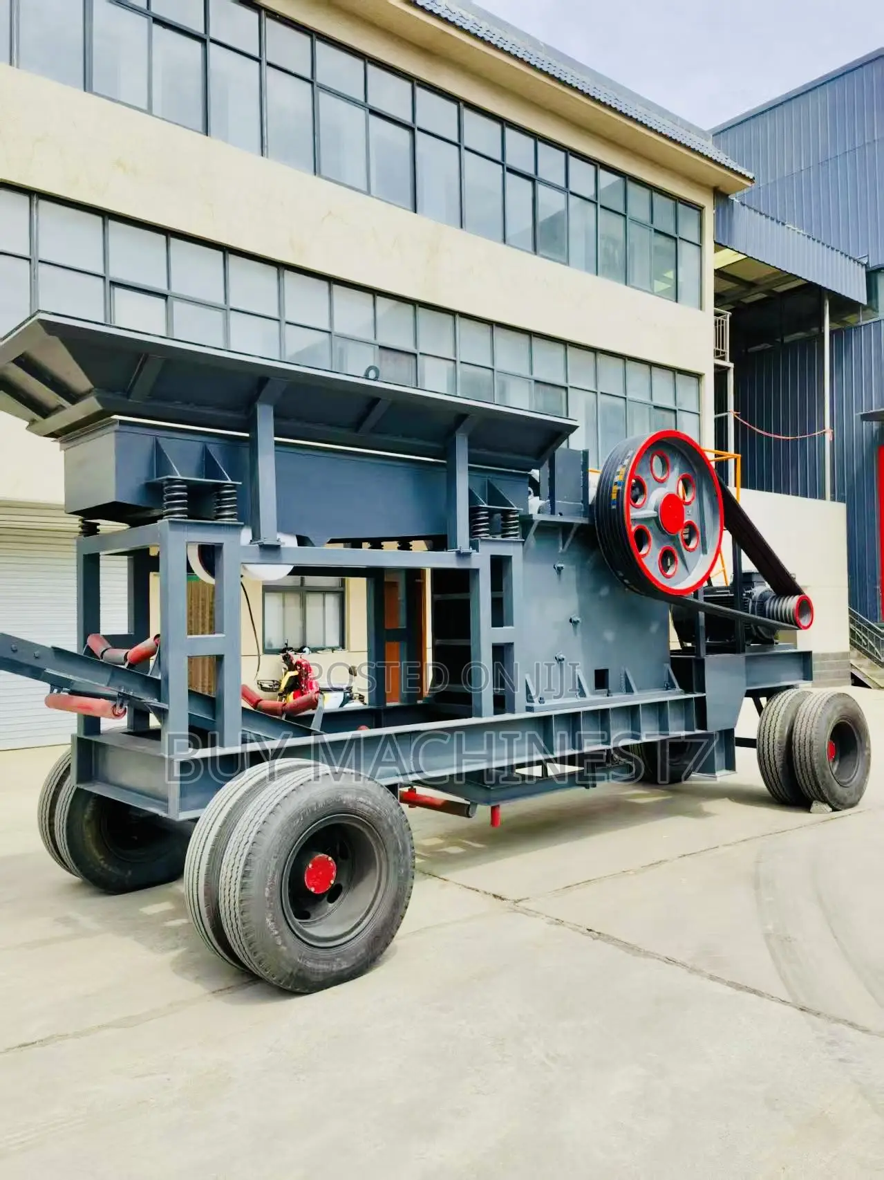 Jaw Crusher Plant Pe 400×600 100 Tons/Hour Conveyor, Excavator Feeder
