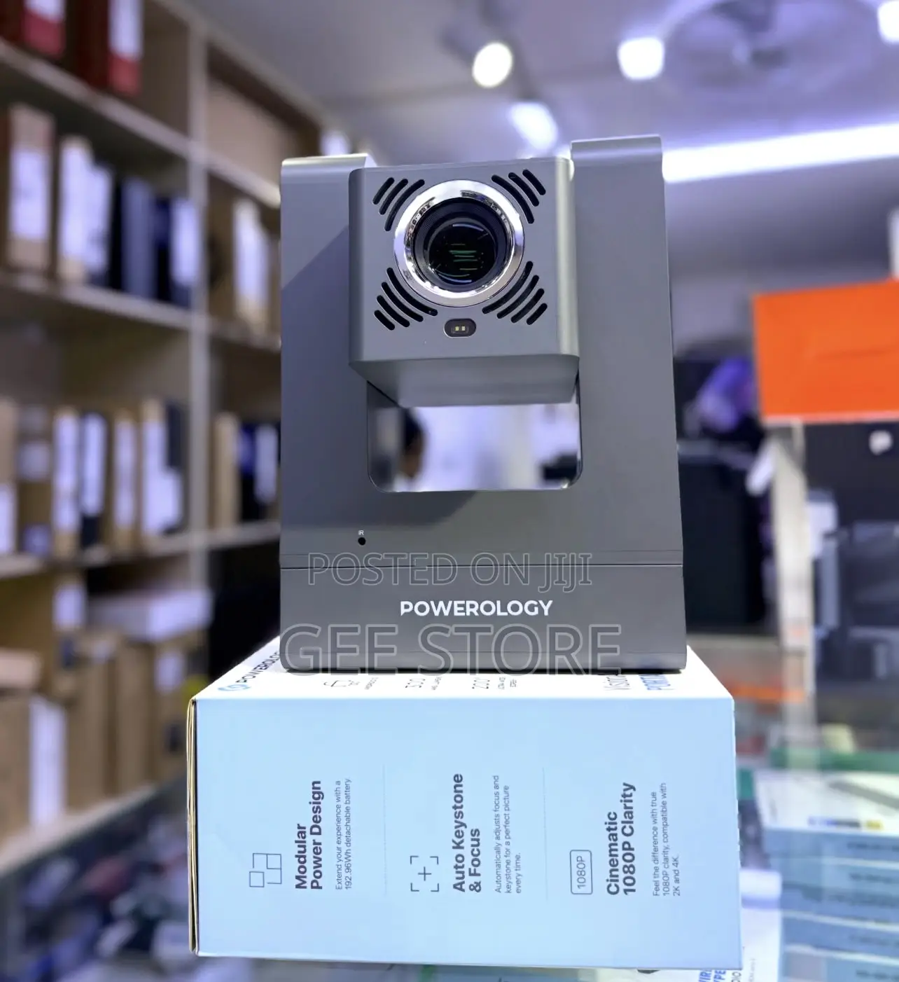 Powerology Vision Arc Portable Smart Projector