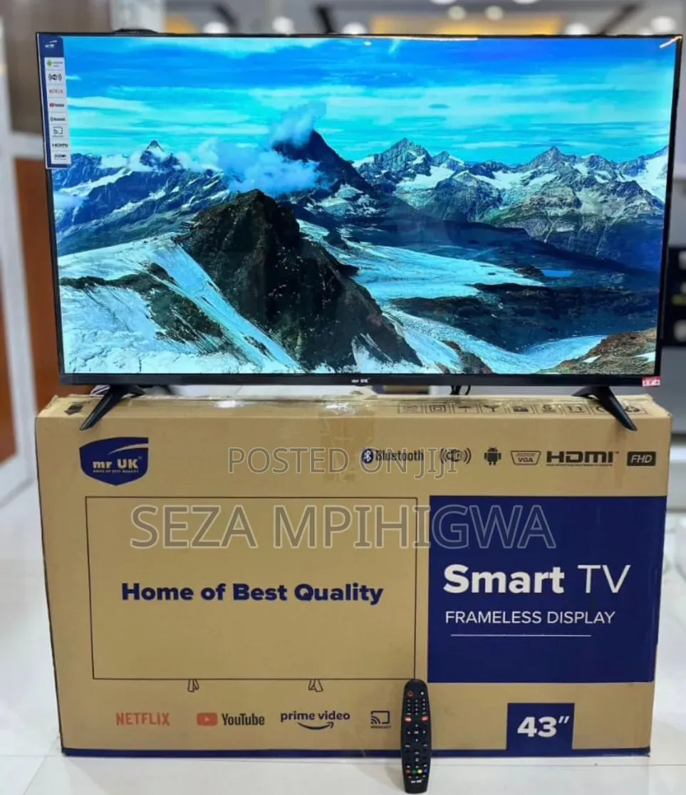Mr Uk 43” Smart Frameless FHD