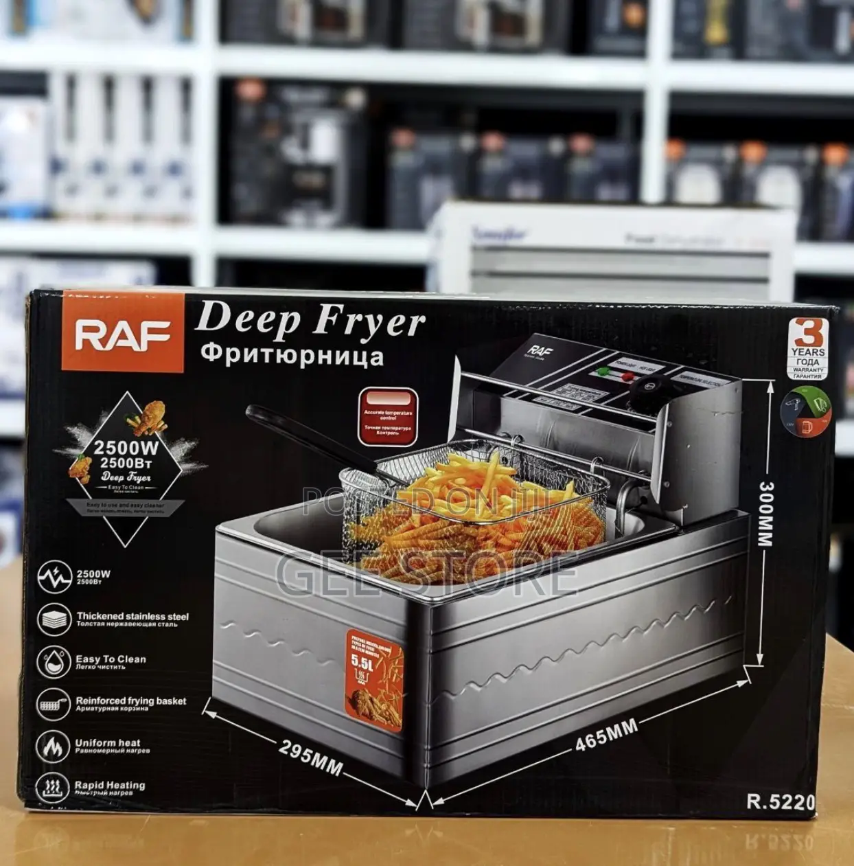 Raf Deepfryer 2500watts