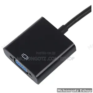 Mini Hdmi to Vga Adapter (1080p Converter for Camera Hdtv)