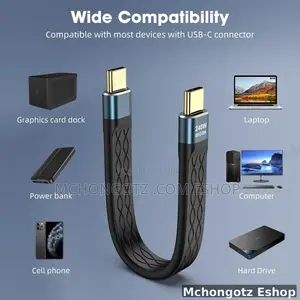 Usb4 Type C to Type C Cable 0.14m | 240w Pd | 40gbps | 60hz