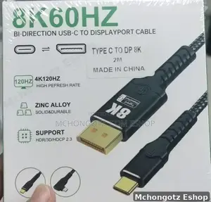 Doonjiey Usb C | Type C to Displayport | Dp Cable 2m