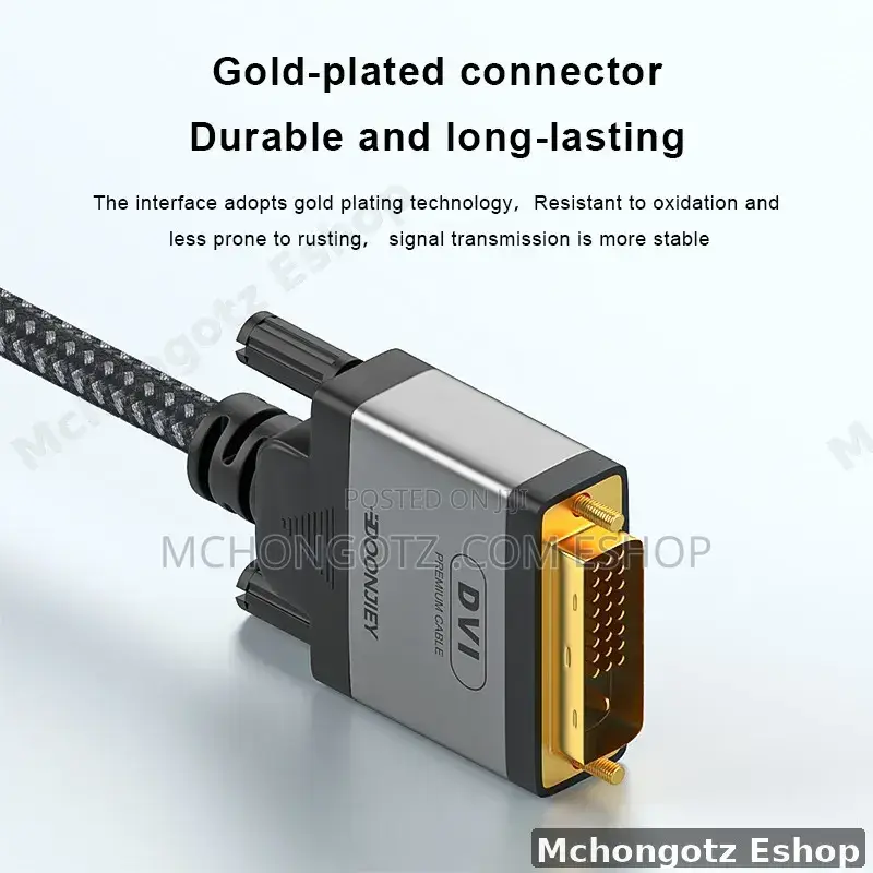 Usb C to Dvi 24+1 Cable 2m 30hz Male to Male Converter