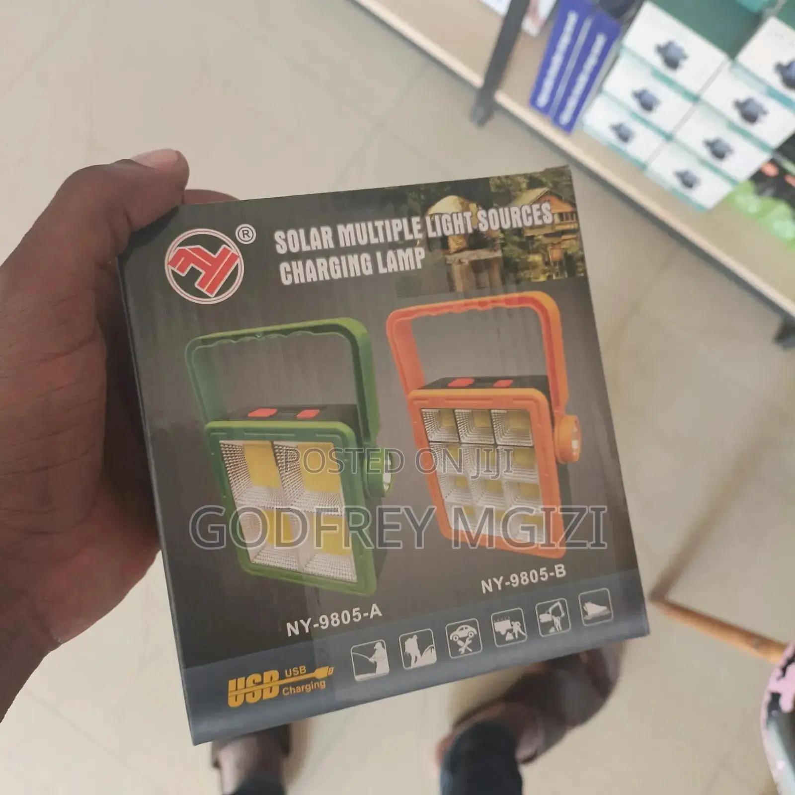 Solar Multiple Light Source Charging Light