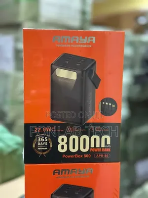 Amaya Power Bank 80000mah