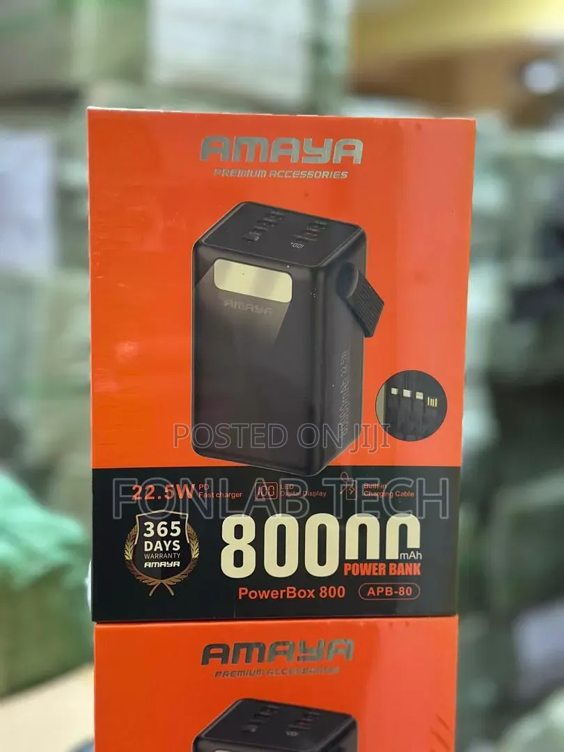 Amaya Power Bank 80000mah