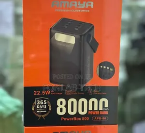 Amaya Power Bank 80000mah