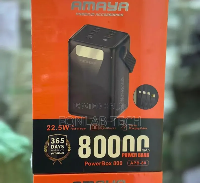 Amaya Power Bank 80000mah