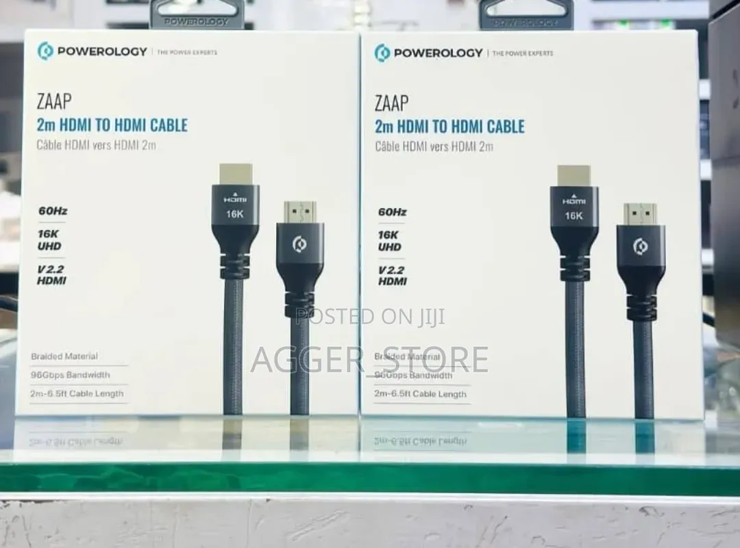 Powerology Zaap 2 Meter Hdmi to Hdmi Cable