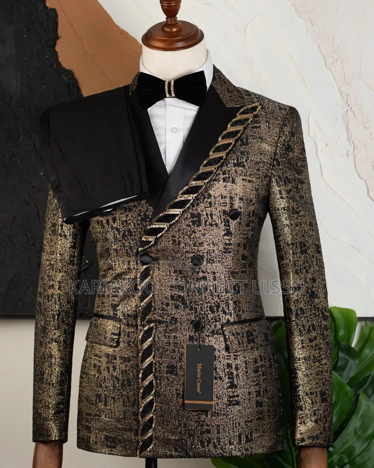  Suit Fashion Kijivu Mix 