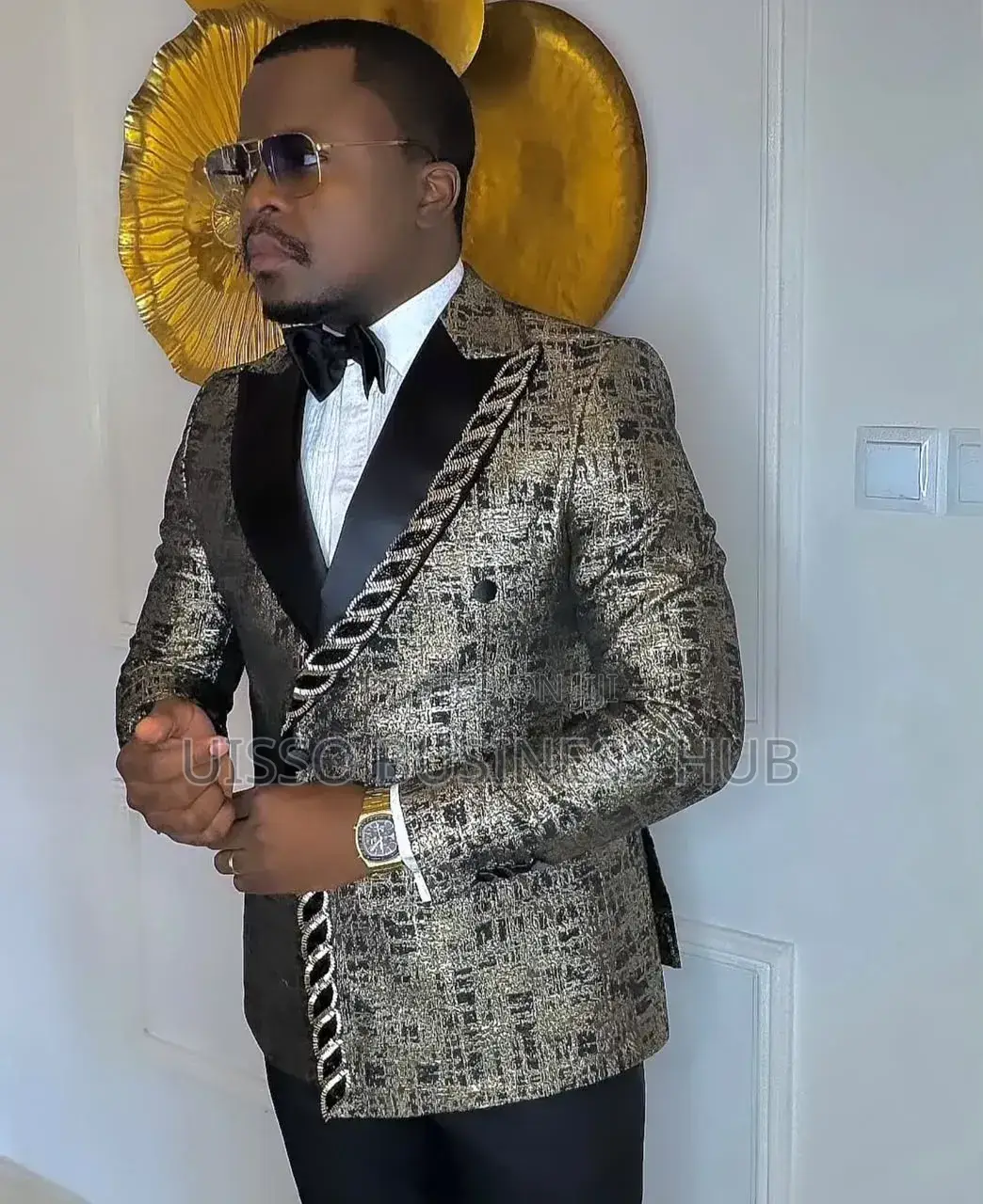  Suit Fashion Kijivu Mix 