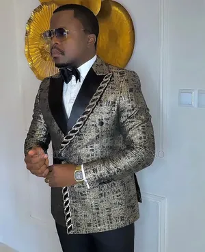  Suit Fashion Kijivu Mix 