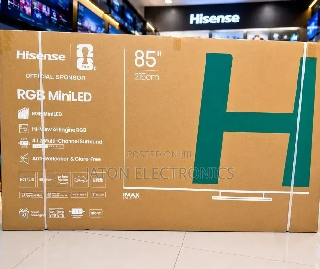 Hisense 85 Inches RGB Miniled Tv