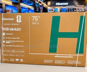 Hisense 75 Inches RGB Miniled Tv