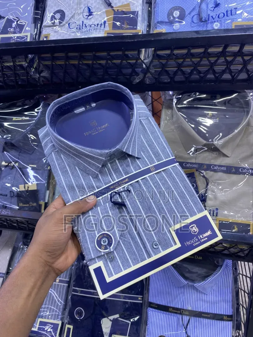 Higgs Homme Shirts Long Sleeves
