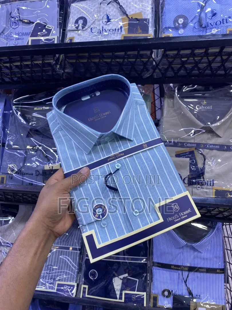 Higgs Homme Shirts Long Sleeves