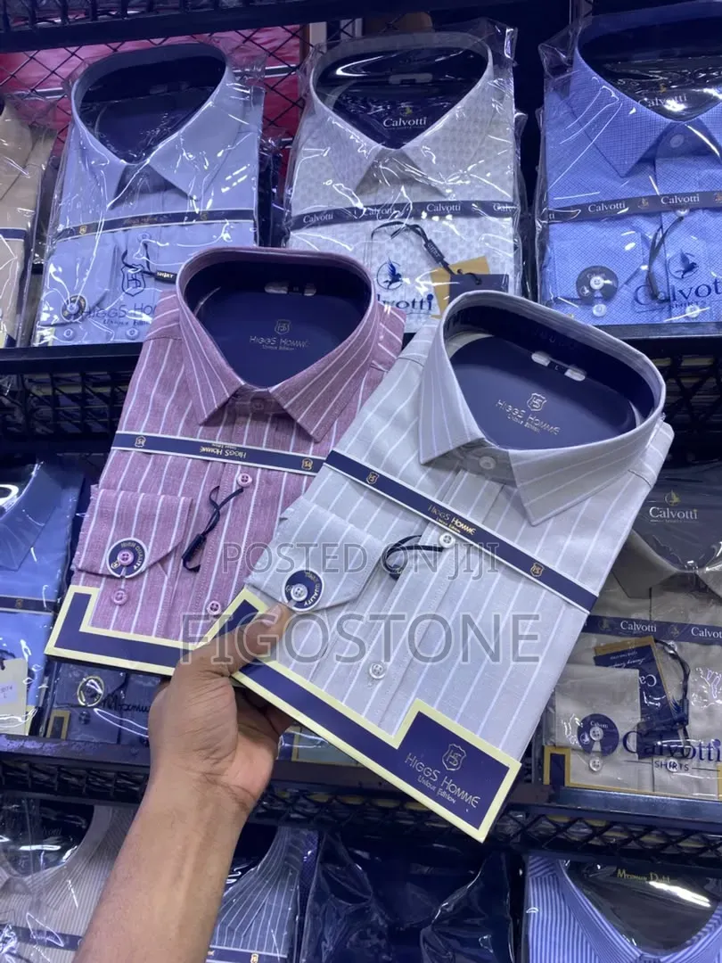 Higgs Homme Shirts Long Sleeves