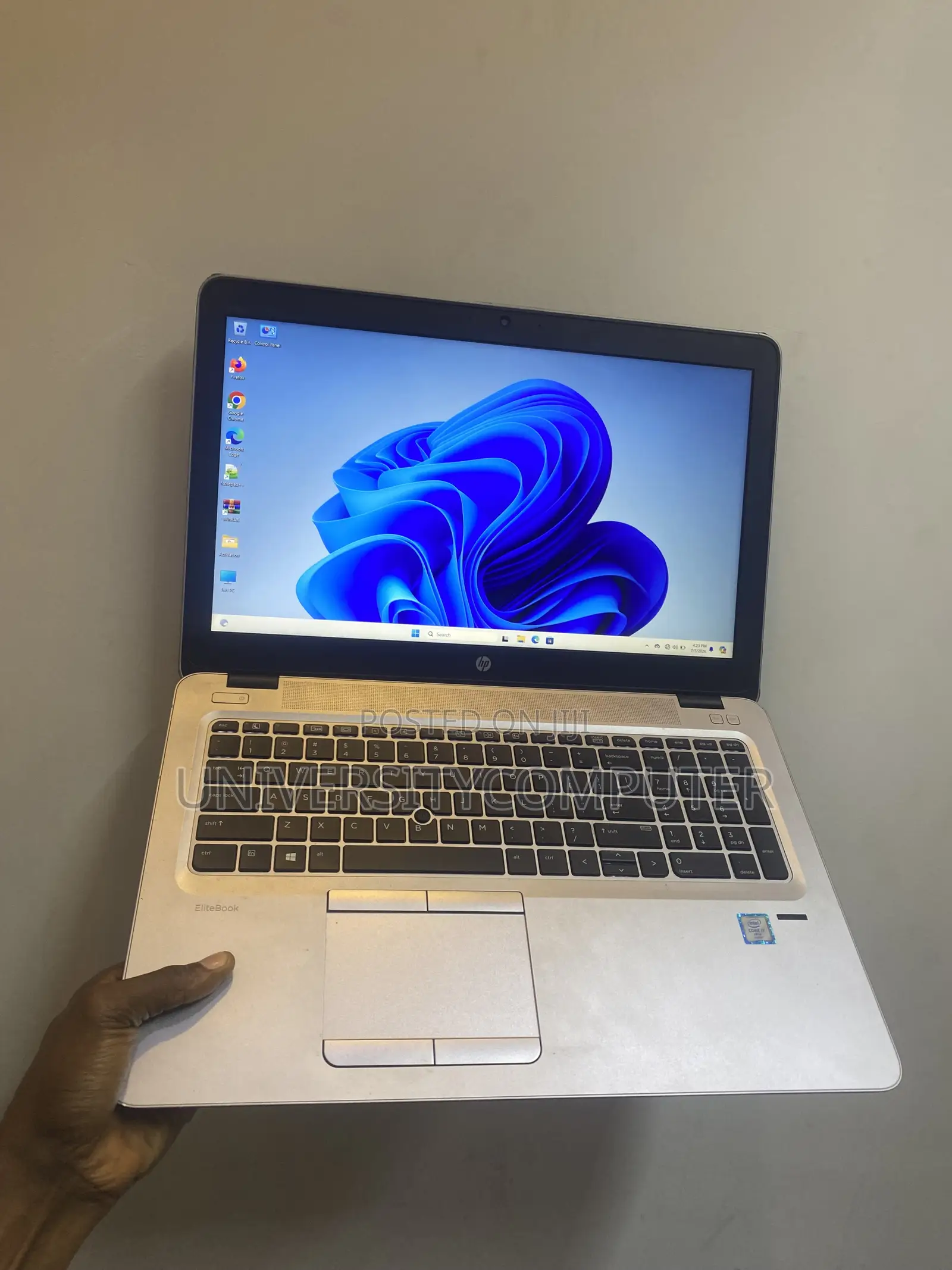 Laptop HP EliteBook 850 G3 8GB Intel Core i7 HDD+SSD 128GB