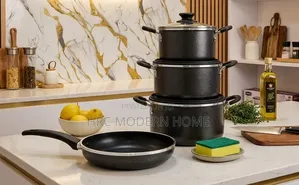 Coted Non Stick Pan Set (Sufuria Set Na Frampen