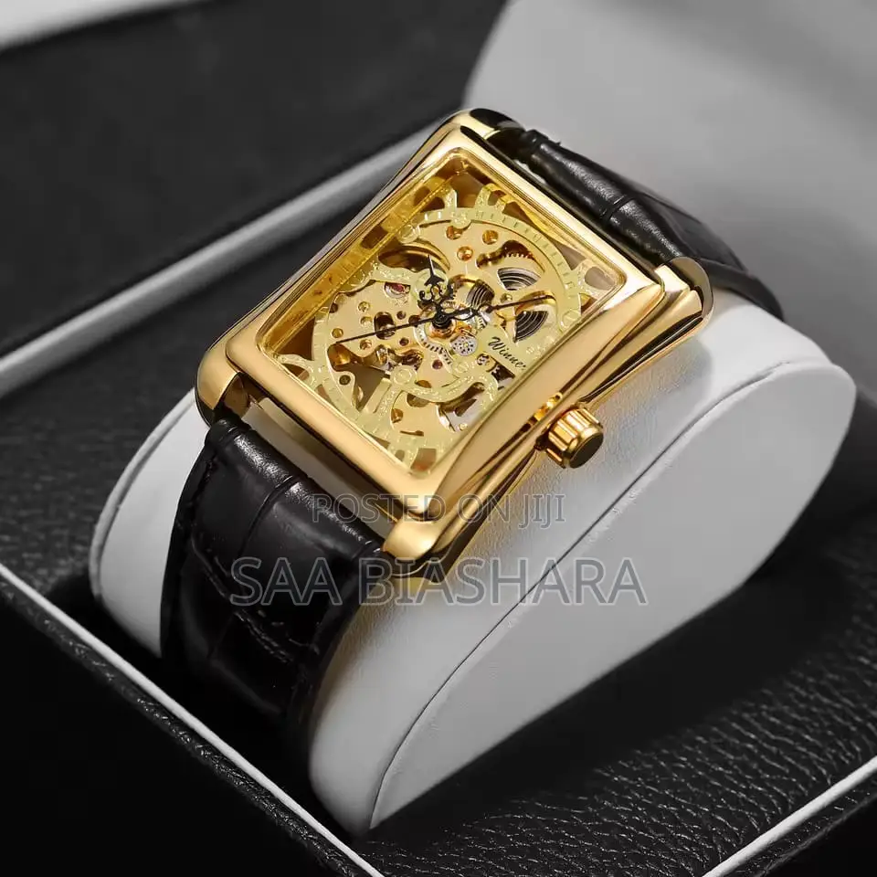 Winner Automatic Watches Gold and Black