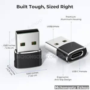Usb C | Type C Female To Usb Male Otg Adapter