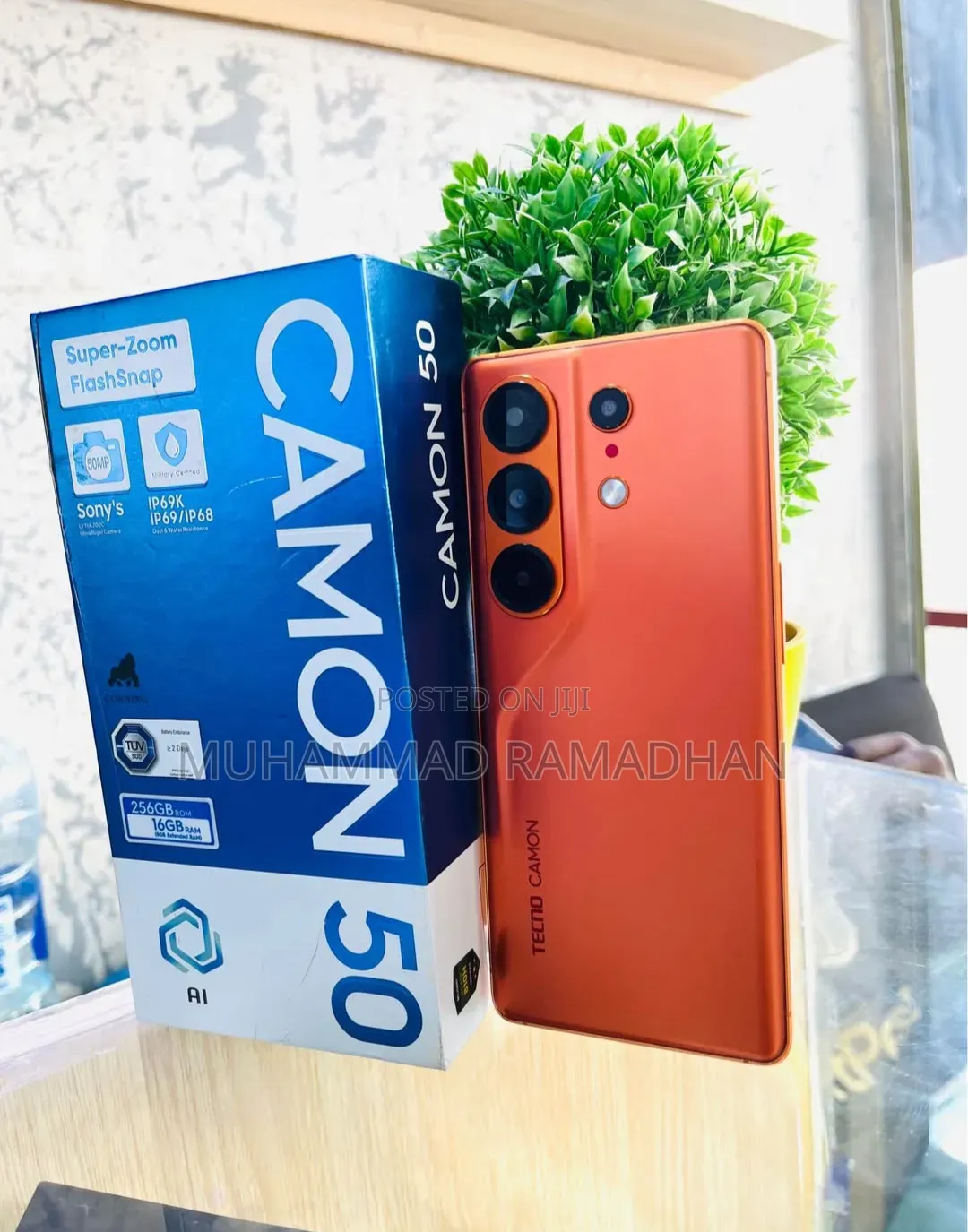 New Tecno Camon 50 256 GB Orange
