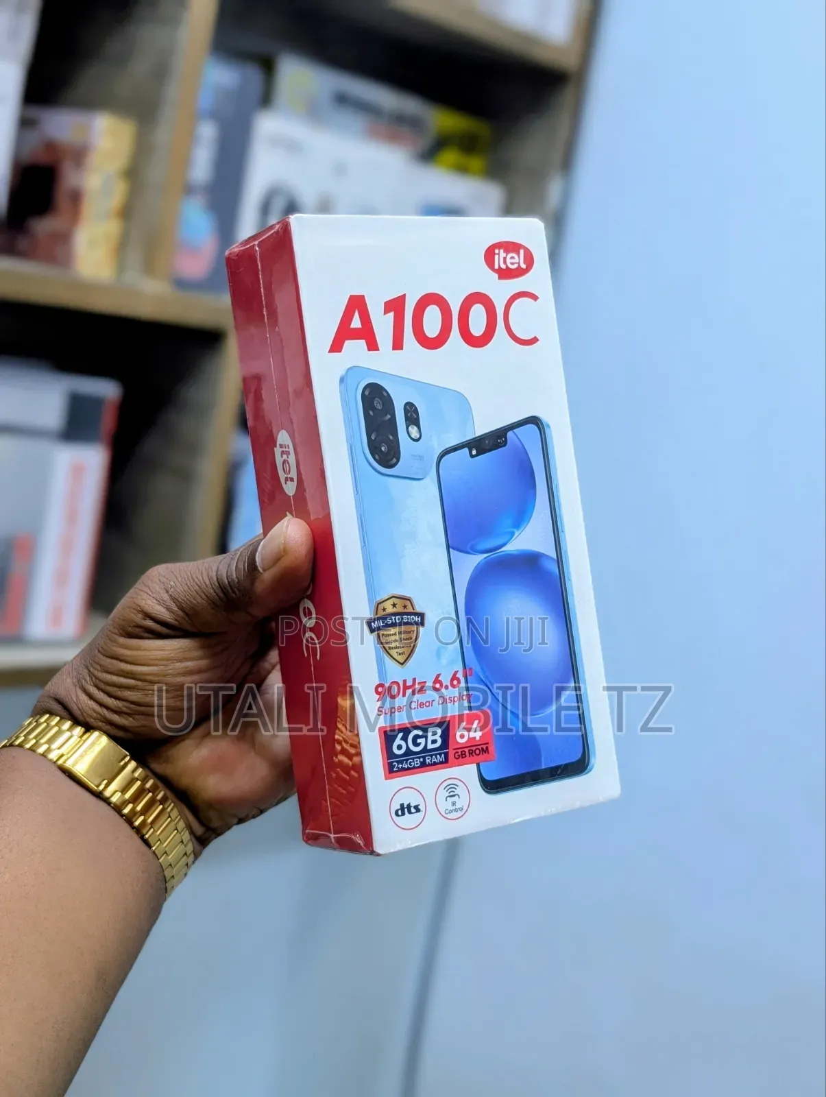 New Itel A100C 64 GB Gold