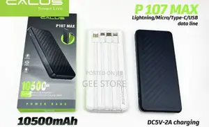 Calus P107 Max Powerbank 10500mah