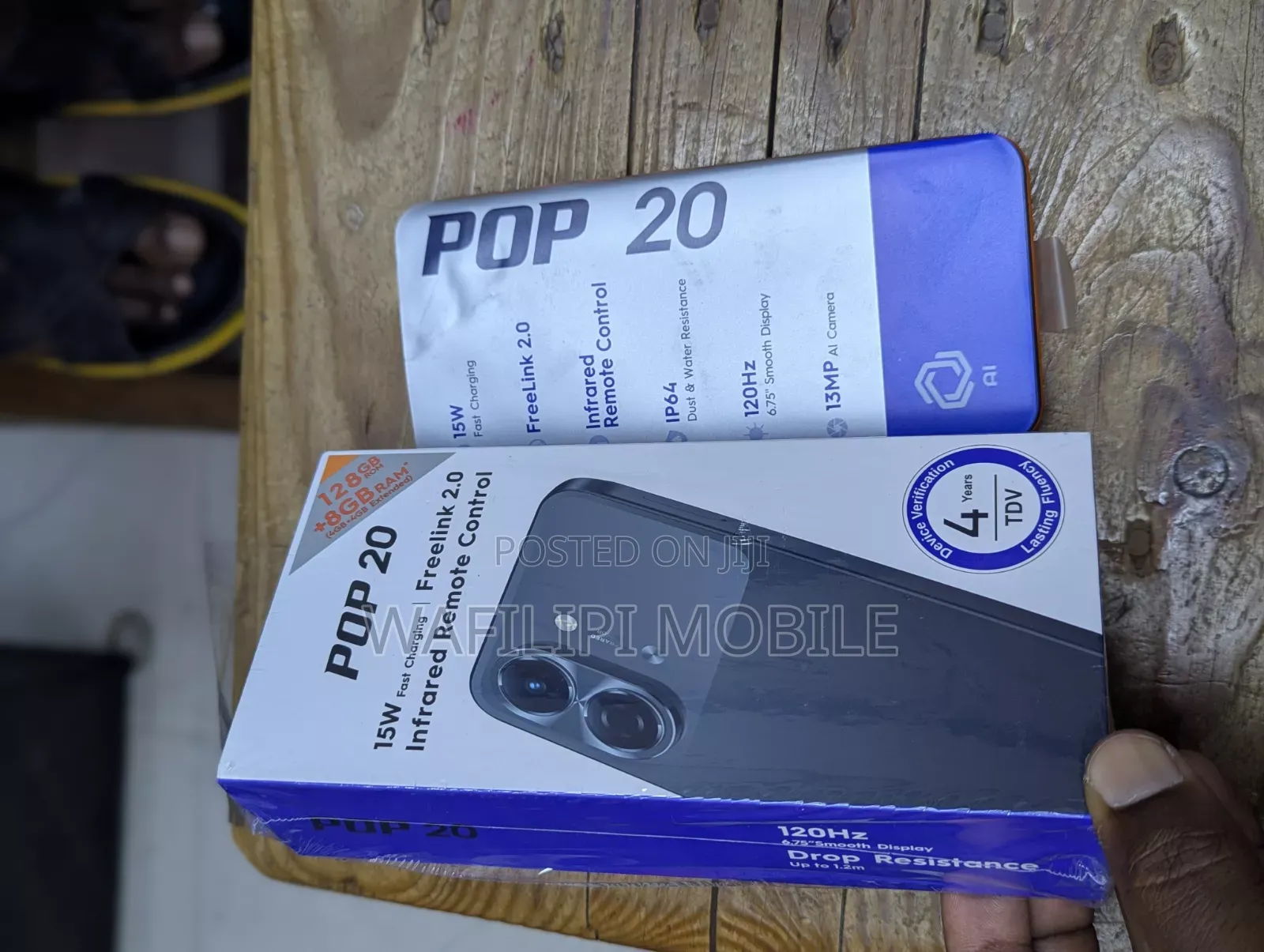 New Tecno Pop 20 128 GB Orange