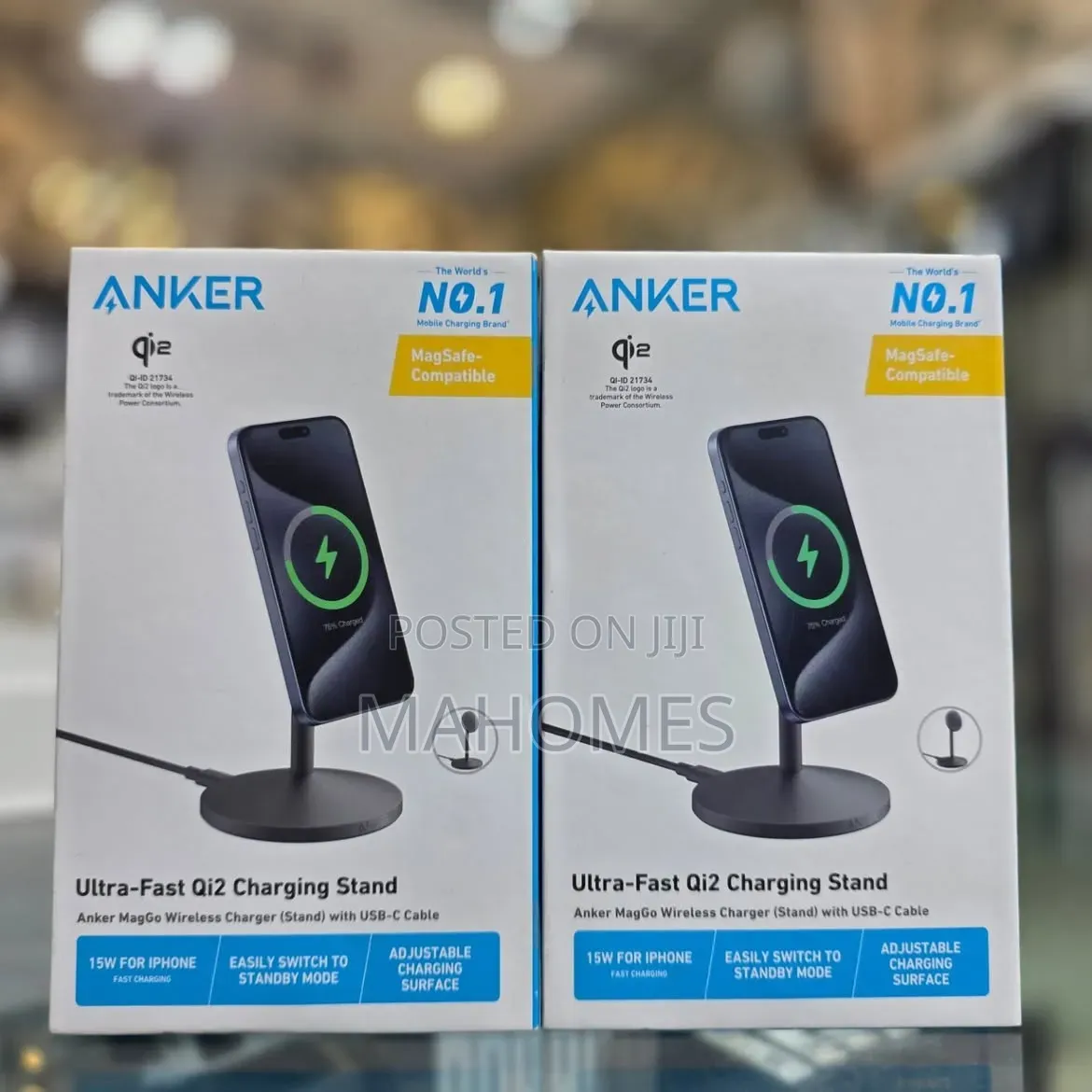Anker Maggo Wireless Charger 15 Watts Fast