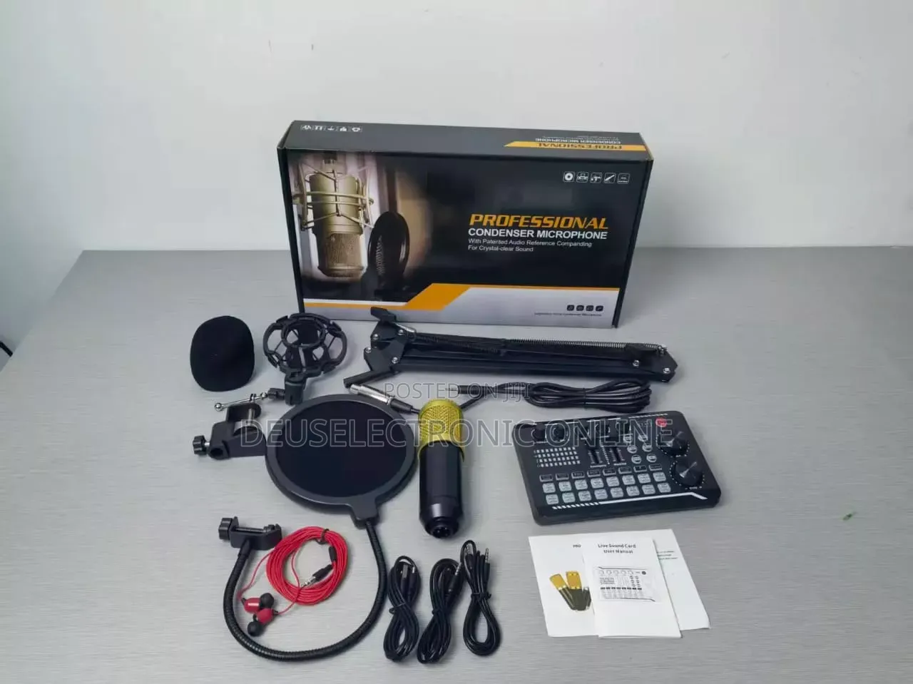 Microphone Condenser Full Set 180,000