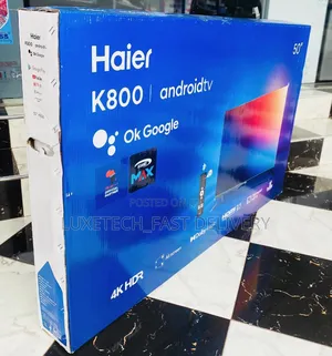 Haier 50 Inches Smart Android Uhd Tv New Full Box