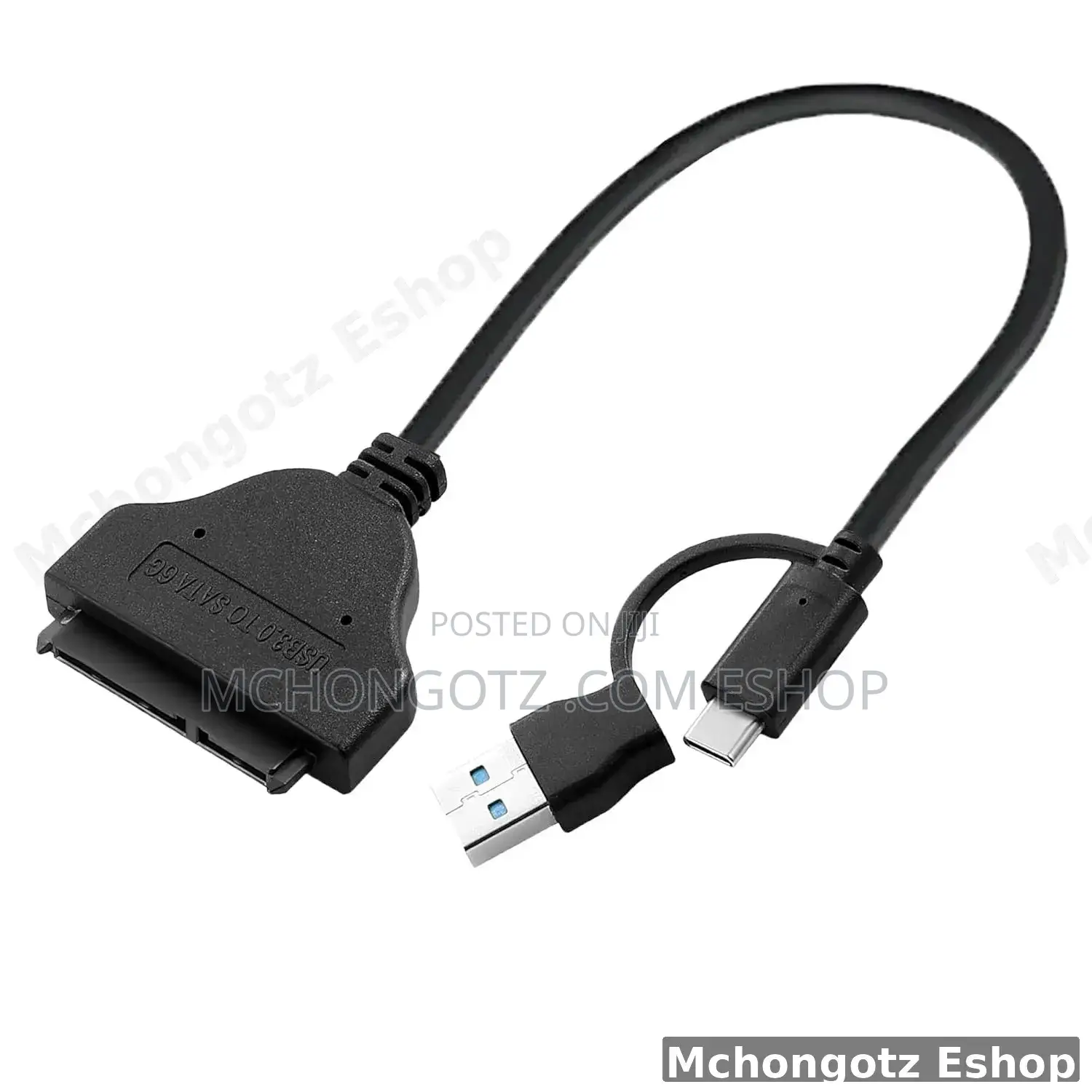 Sata Cable 2 in 1 Usb-a to Sata Adapter Cable 2.5" HDD / SSD Converter