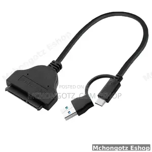 Sata Cable 2 in 1 Usb-a to Sata Adapter Cable 2.5" HDD / SSD Converter