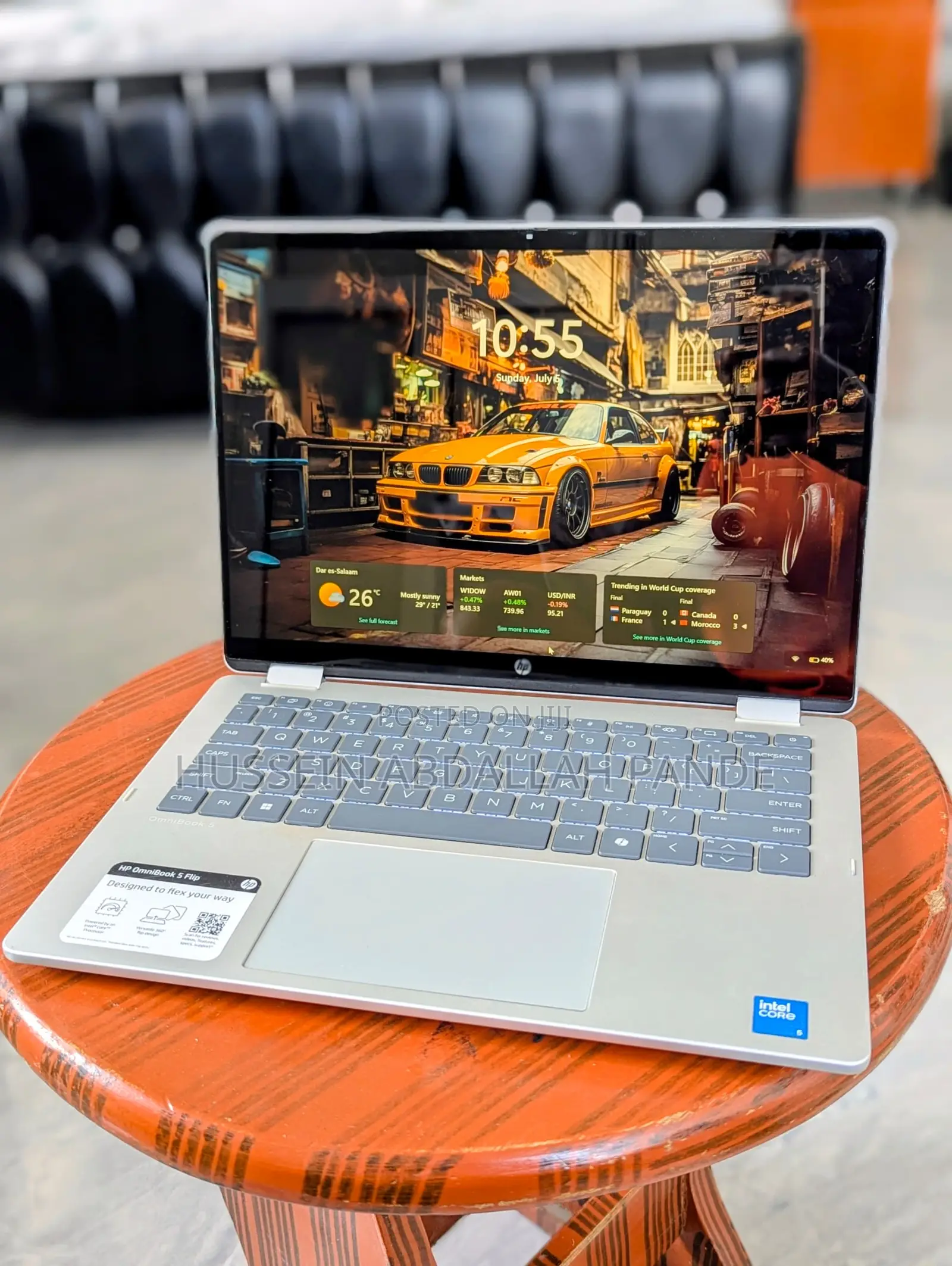 Laptop HP OmniBook 5 Flip 8GB Intel Core i5 SSD 512GB