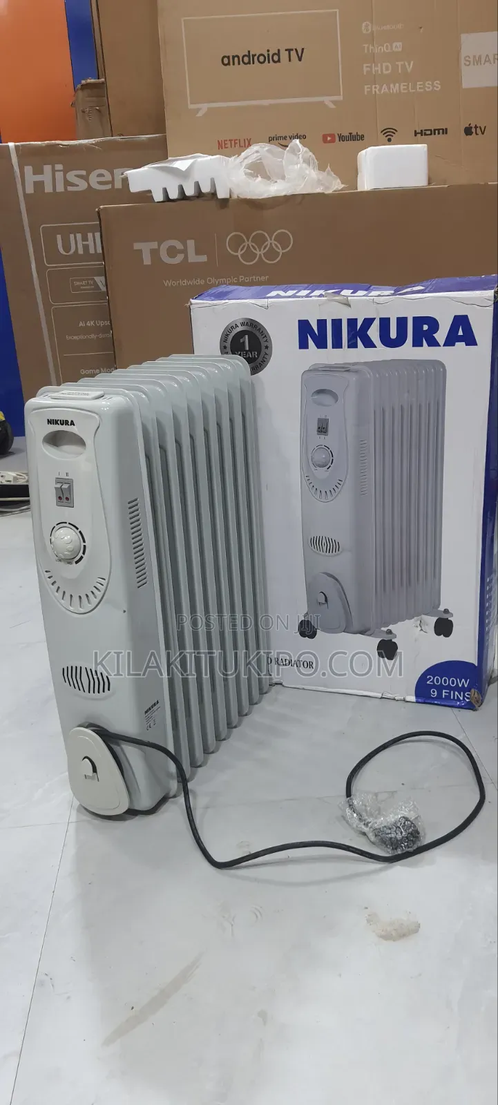 Oil Filled Radiator 9 Fins 2000w Room Heater