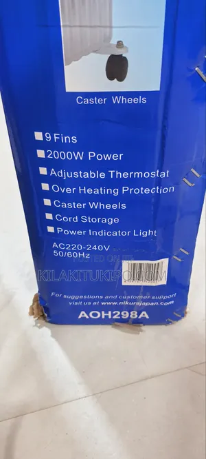 Oil Filled Radiator 9 Fins 2000w Room Heater