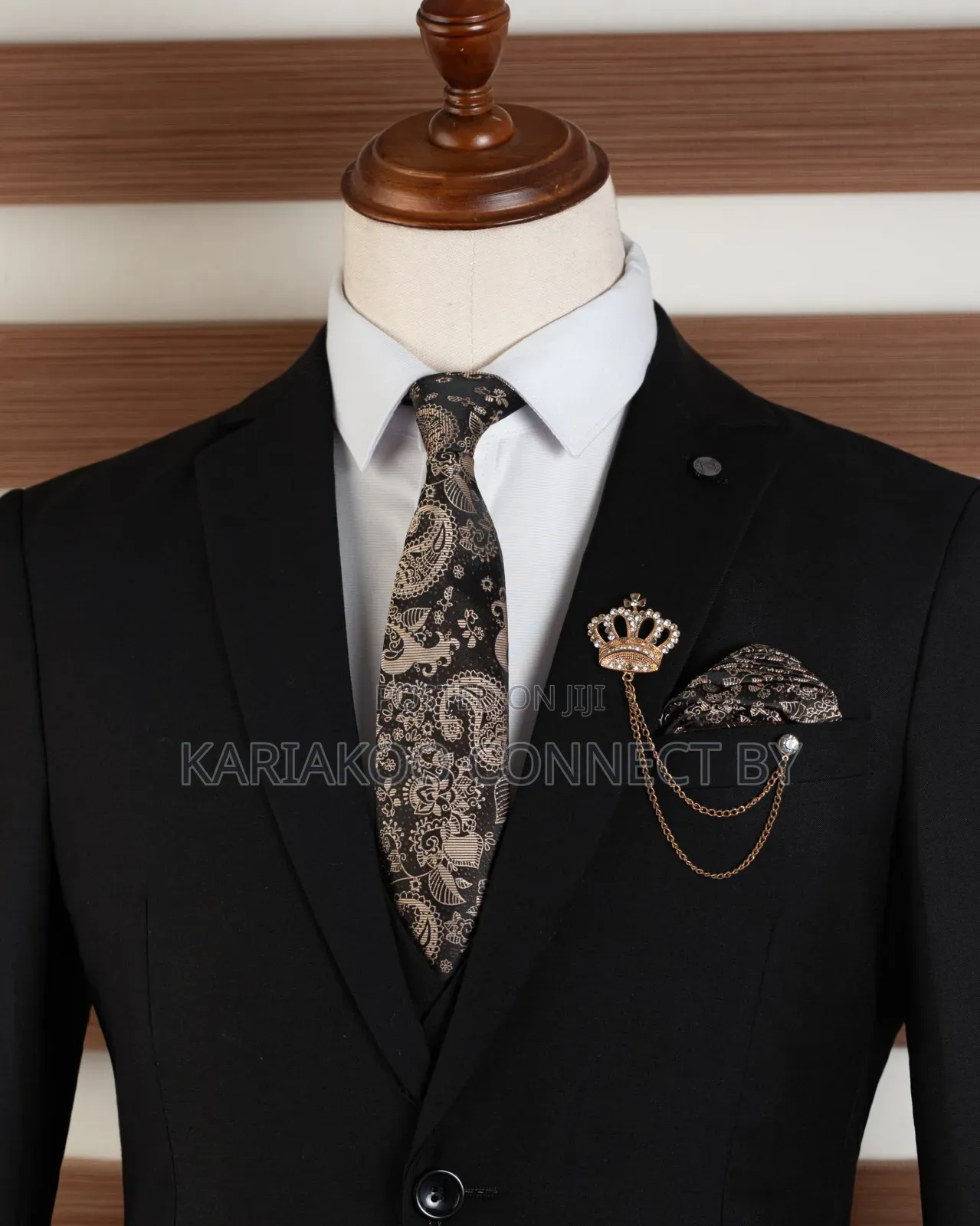 Luxury Black Executive Business Suit