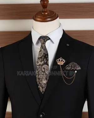 Luxury Black Executive Business Suit