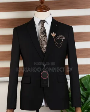 Luxury Black Executive Business Suit